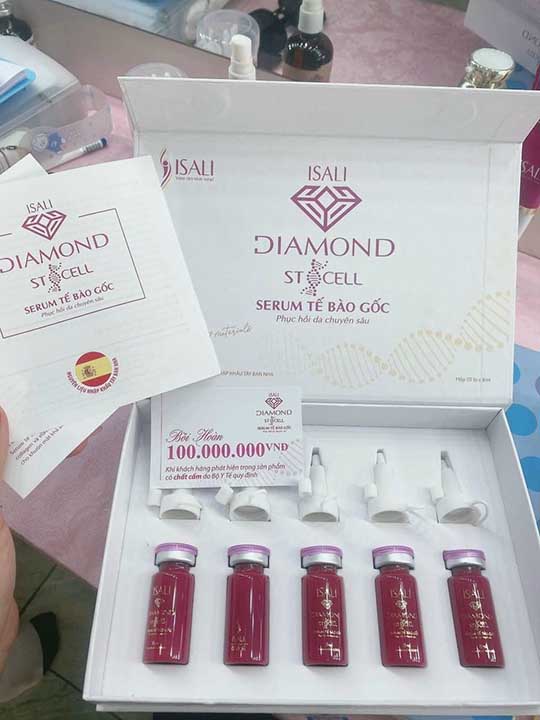 Serum Tế Bào Gốc ISALI Diamond Stcell Phục hồi da chuyên sâu 3 Serum Tế Bào Gốc ISALI Diamond Stcell Phục hồi da chuyên sâu 3